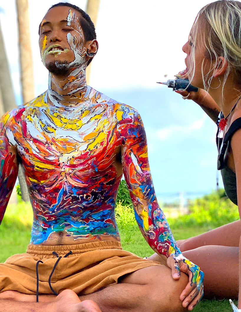 Your body painting session!